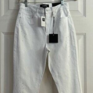 Joseph Ribkoff white bling pant